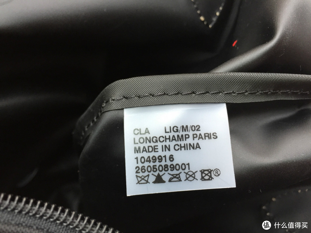 Longchamp 珑骧女款尼龙长柄中号手提包1899黑色