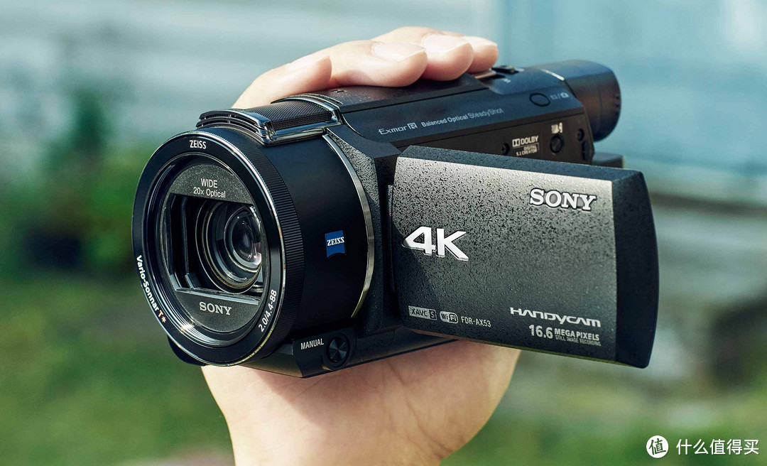 4K为人人：SONY 索尼 发布 4K便携摄像机 Handycam FDR-AX53