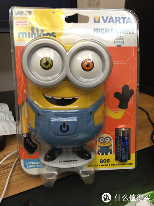 Varta Minions Night Light Bob 小黄人夜灯 晒单