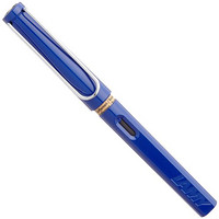 Amazon | ラミー 万年筆 ペン先EF(極細字) サファリ ブルー L14-EF 両用式 コンバーター別売 正規輸入品 | 万年筆