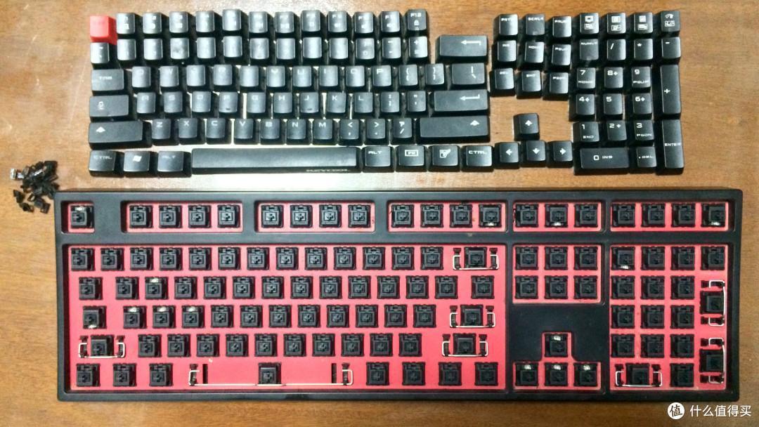 国产键盘曾经的骄傲:KEYCOOL 凯酷 第一代108 机械键盘(清洗+拆解)