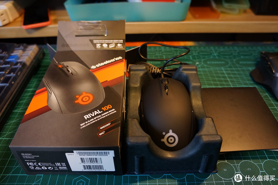 非游戏玩家眼中的SteelSeries 赛睿 RIVAL 100 光学鼠标