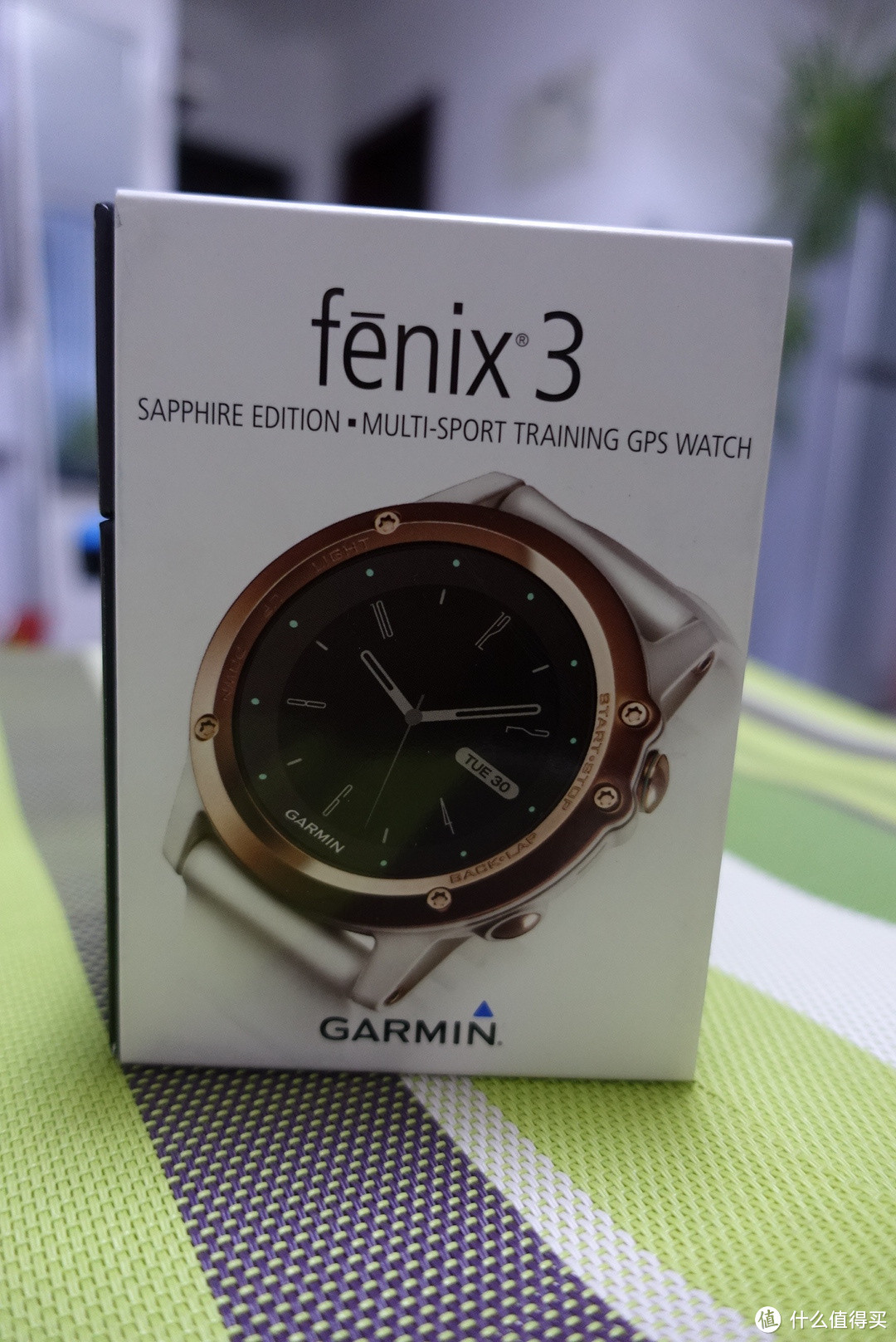 不负等待：Garmin 佳明 Fenix3 蓝宝石玫瑰金/白 手表