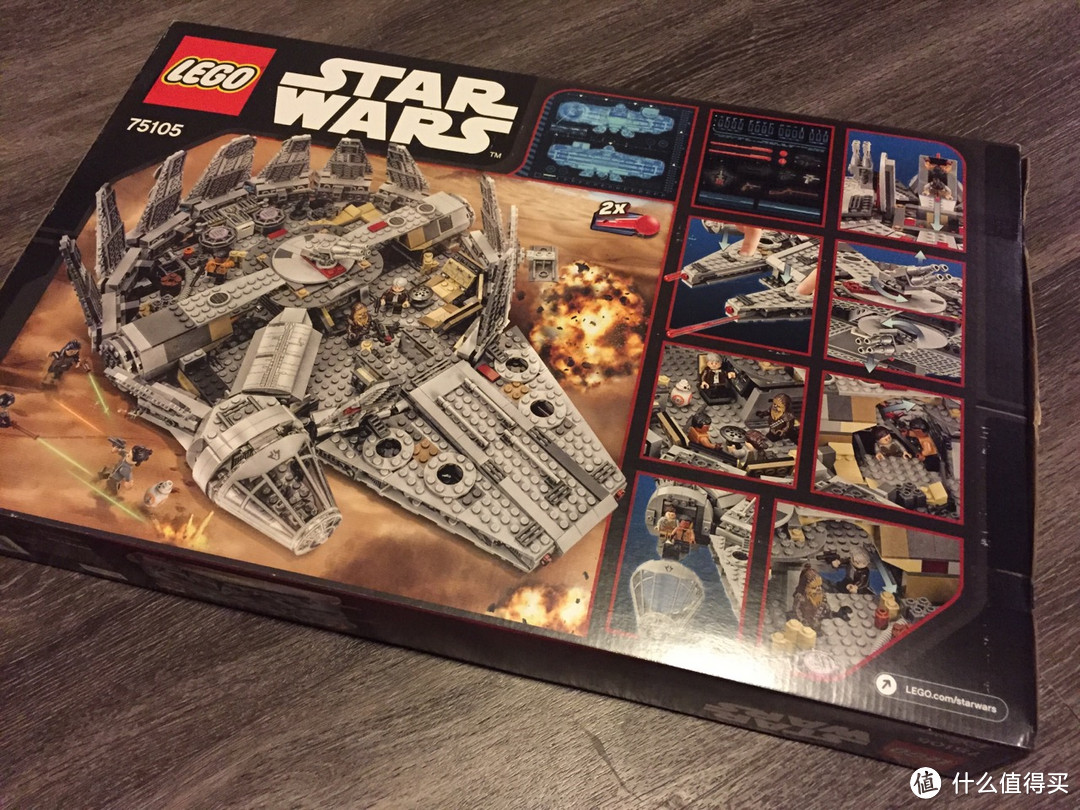 因为星战入了乐高坑：LEGO Star Wars 乐高星球大战系列 75105 Millennium Falcon 千年隼号