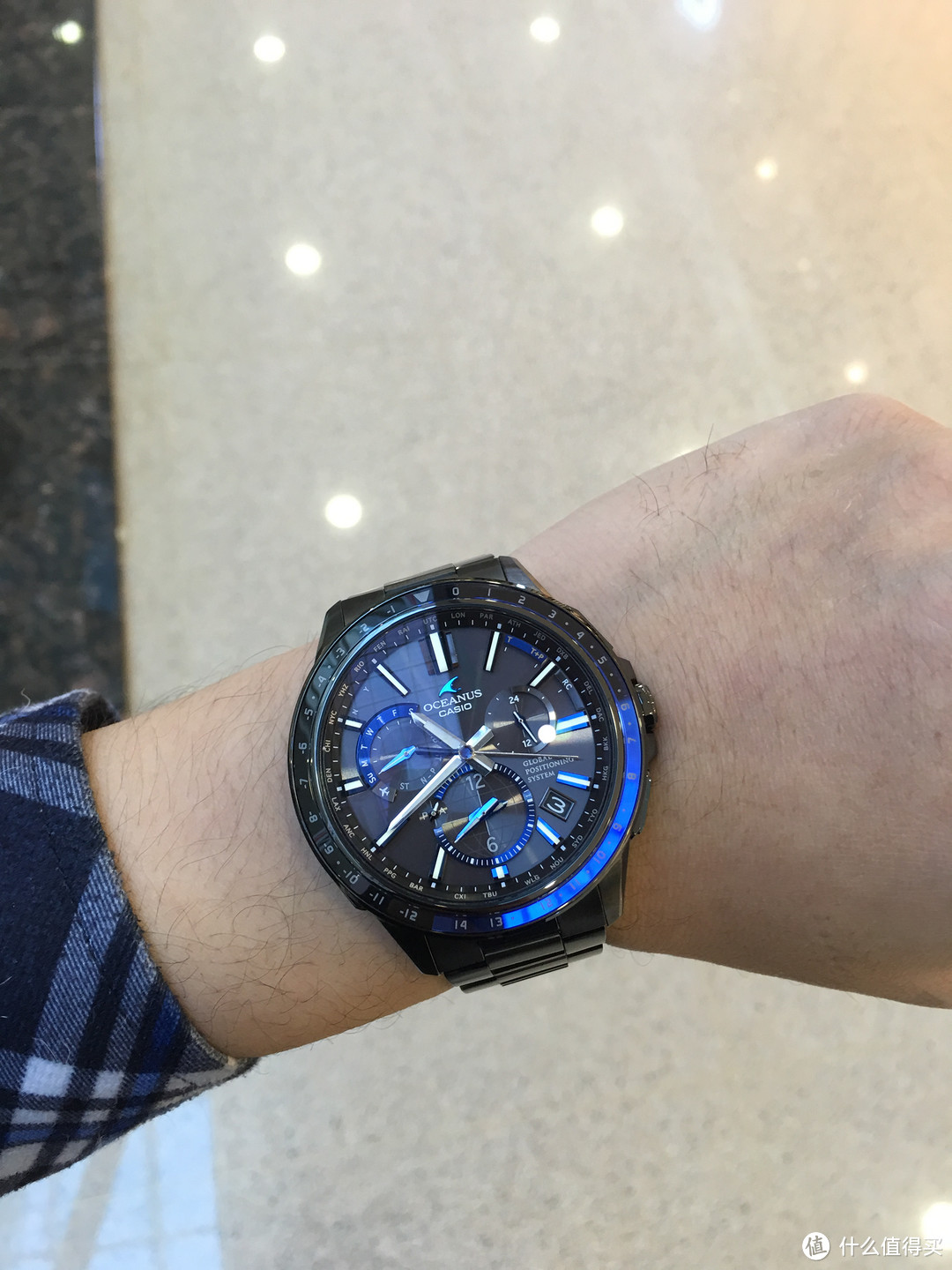 #本站首晒# 一只主管非洲海域的海神：CASIO 海神 OCEANUS OCW-G1100B 开箱