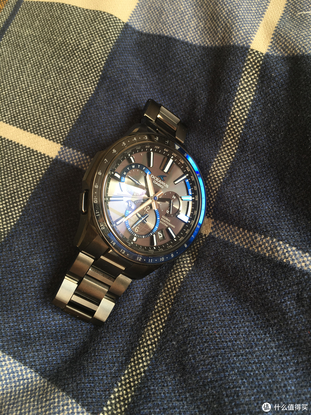 #本站首晒# 一只主管非洲海域的海神：CASIO 海神 OCEANUS OCW-G1100B 开箱