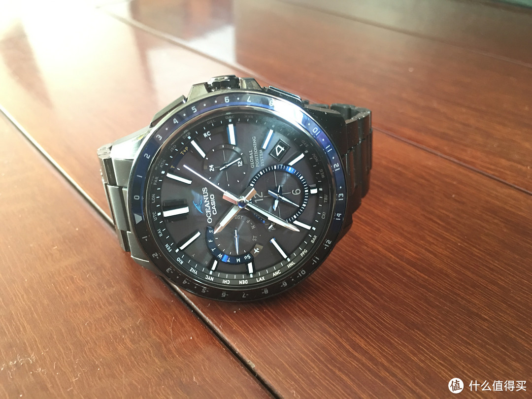 #本站首晒# 一只主管非洲海域的海神：CASIO 海神 OCEANUS OCW-G1100B 开箱