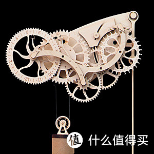 #本站首晒# Abong Mechanical Wooden Clock Kit 木制 时钟套件