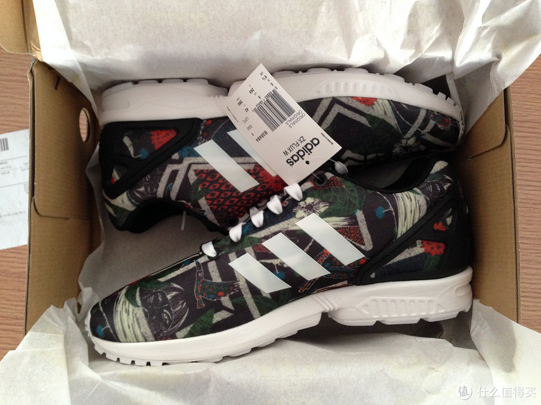 美亚海淘初次体验：女鞋男穿之adidas 阿迪达斯 Originals  ZX Flux W Lace-Up 跑鞋