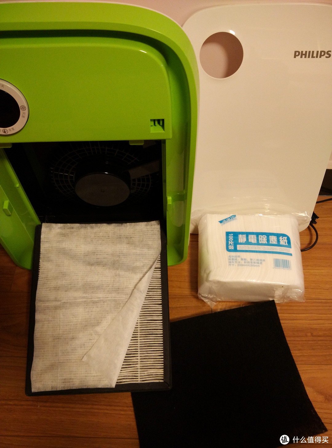 空调、净化器滤芯加静电除尘纸（附PM2.5测试仪实测）