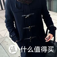 日本官网购入：MUJI 无印良品 羊毛混纺牛角扣大衣