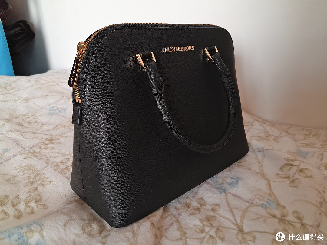 Macy's 支付宝海外直邮MICHAEL Michael Kors Cindy Medium Dome Satchel 贝壳包