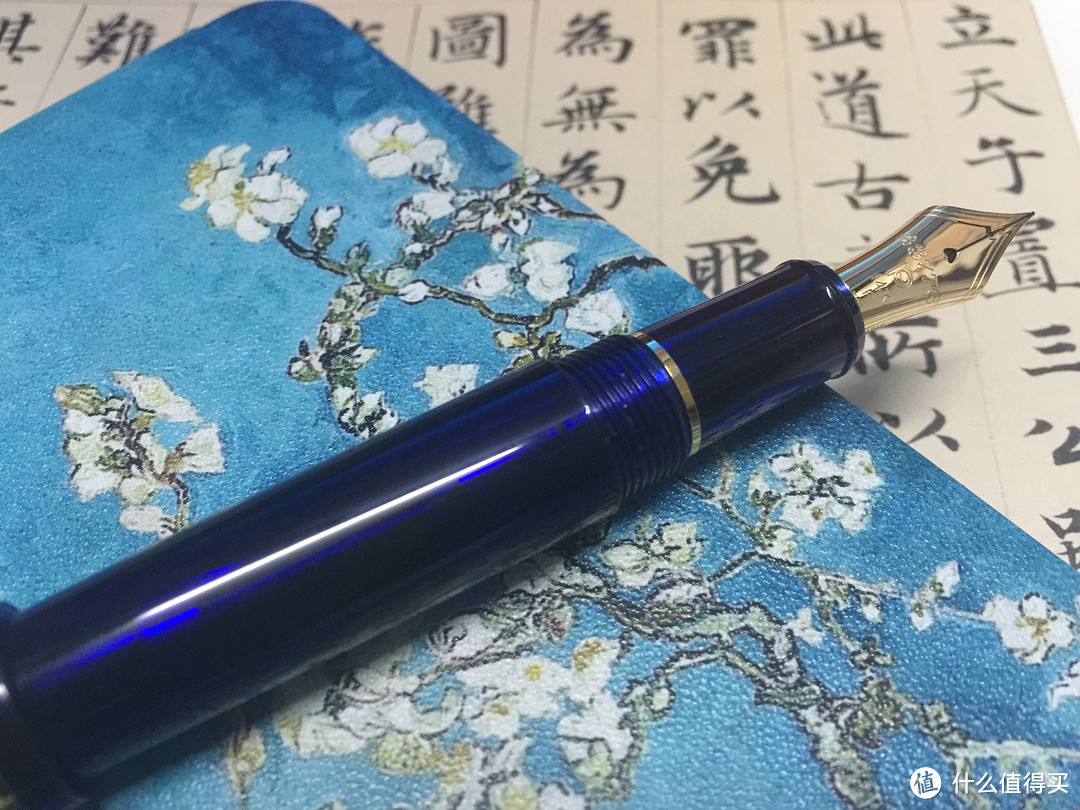 轻微强迫症患者练字前的准备：日亚入 PLATINUM 白金 #3776 教堂蓝 钢笔