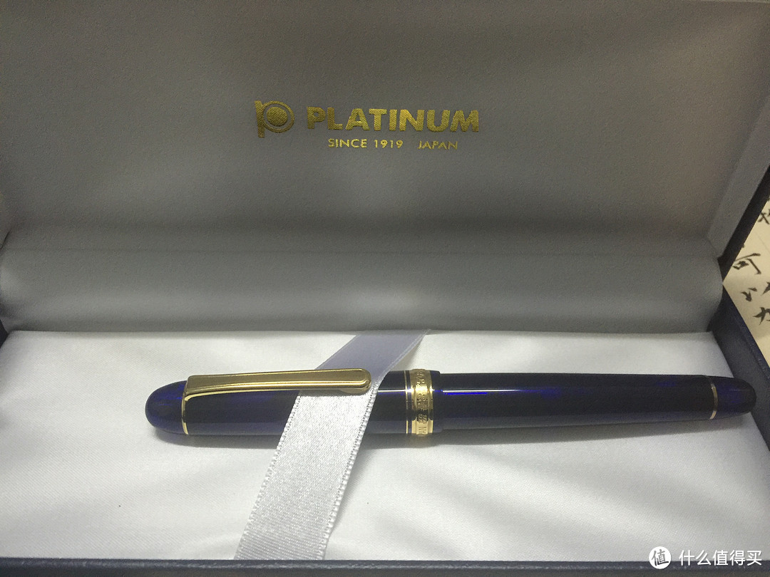 轻微强迫症患者练字前的准备：日亚入 PLATINUM 白金 #3776 教堂蓝 钢笔