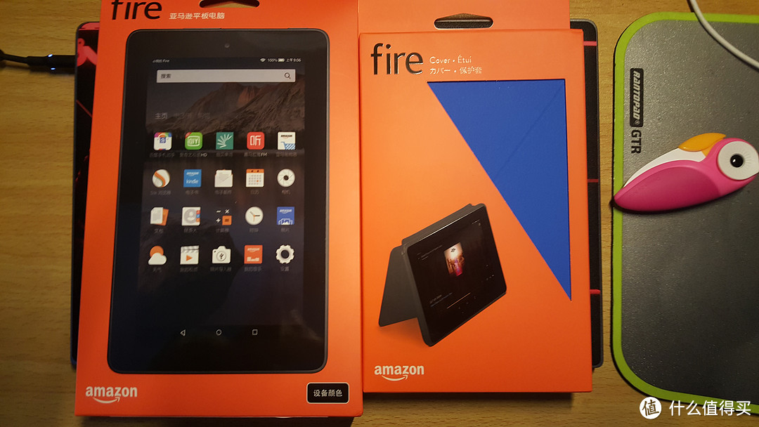 Amazon 亚马逊 新kindle fire7寸 平板电脑 开箱