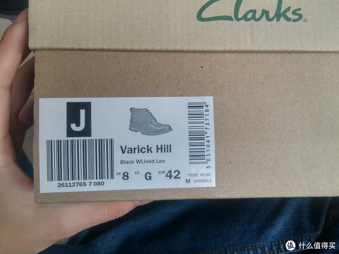 Clarks 其乐 Varick Hill 男款黑色真皮短靴 开箱