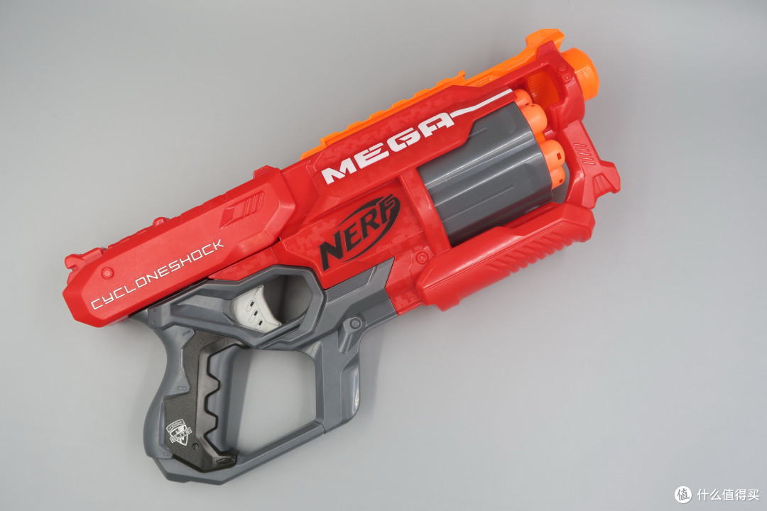 Hasbro Nerf  孩之宝 热火 MEGA牛 飓风发射器 开箱