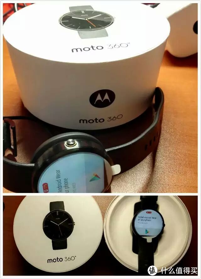 MOTOROLA 摩托罗拉 Moto 360 watch 一代，记大宝送我的生日礼物
