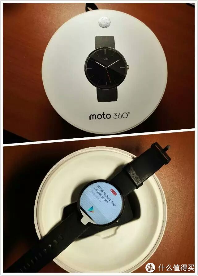 MOTOROLA 摩托罗拉 Moto 360 watch 一代，记大宝送我的生日礼物