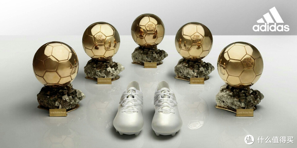 荣耀五金球：adidas 阿迪达斯 发布 Messi15 Platinum 金球纪念款战靴