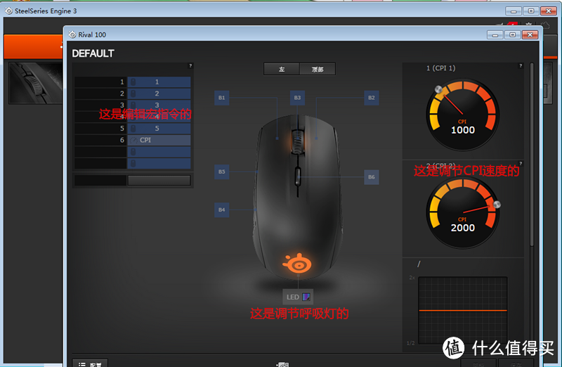 灯~灯灯灯~SteelSeries 赛睿 RIVAL 100 光学游戏鼠标评测