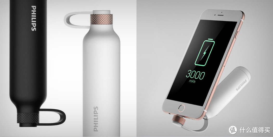 打开瓶盖为iPhone解解渴：PHILIPS 飞利浦 推出 Power Potion 移动电源