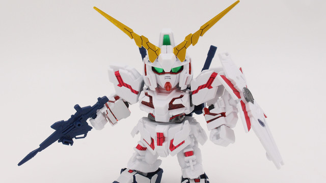 bandai 万代 rx-0 q版 sd ex bb战士 独角兽敢达 毁灭模式