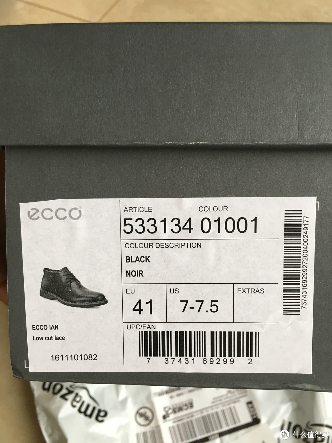 德亚 Ecco IAN Herren Kurzschaft Stiefel 男靴