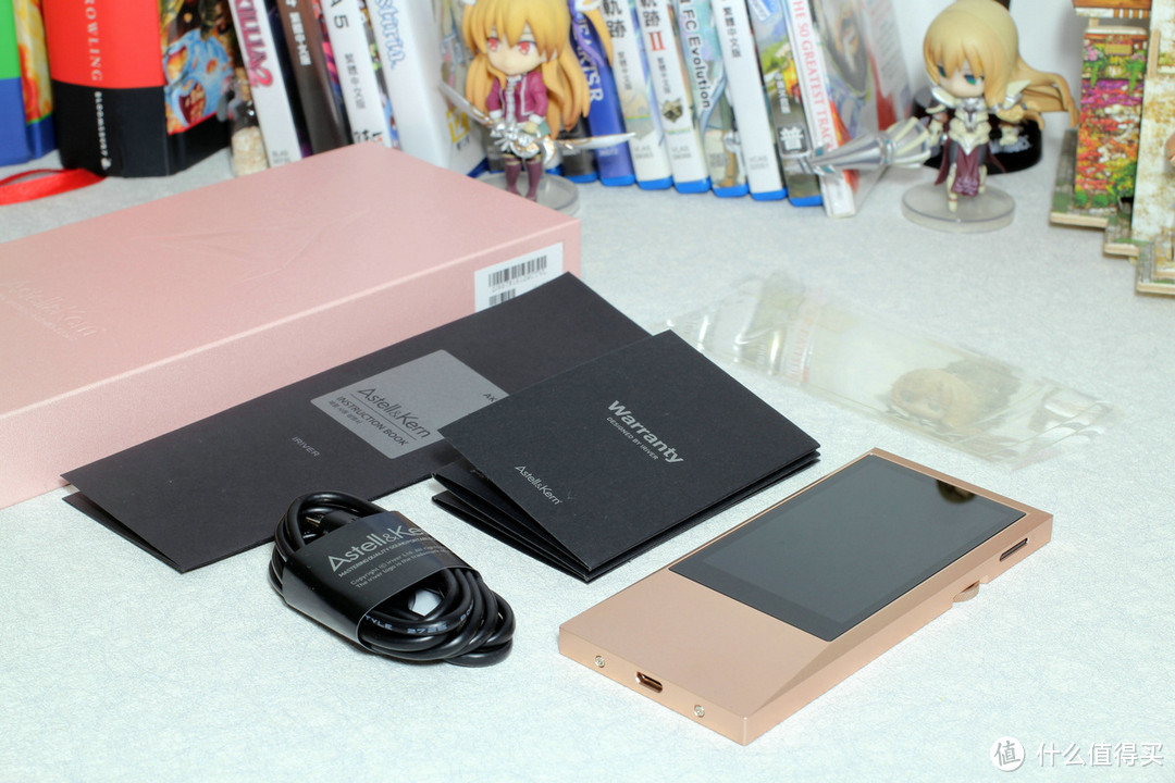 #本站首晒# 玫瑰金色 Astell&Kern AK Jr播放器 开箱&使用体验