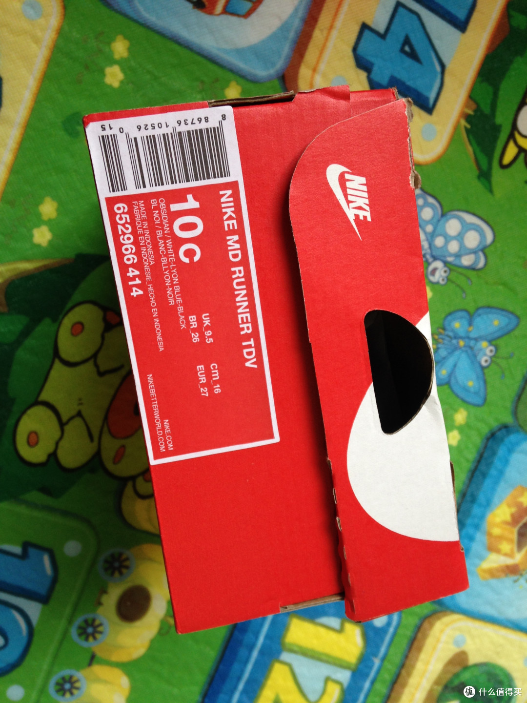 已经记不清这是买的第几双童鞋——德亚入手Nike MD Runner TDV