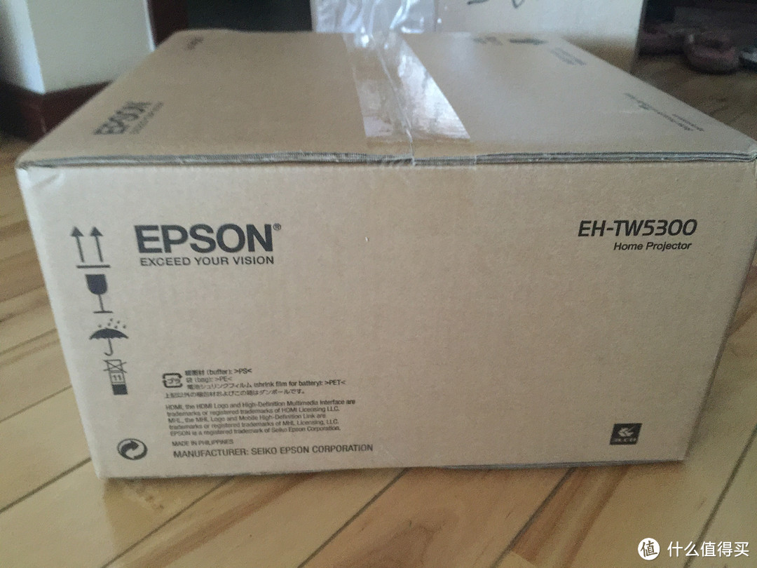 我为祖国做贡献之交税到手 EPSON 爱普生 EH-TW5300 投影仪