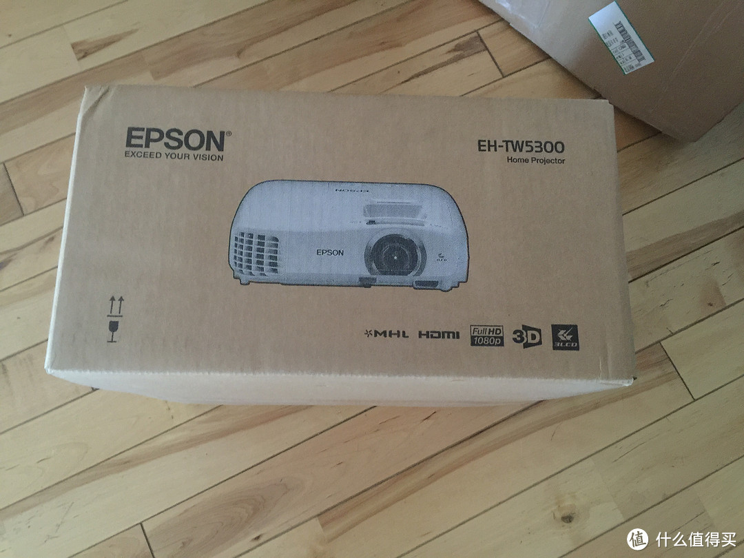 我为祖国做贡献之交税到手 EPSON 爱普生 EH-TW5300 投影仪