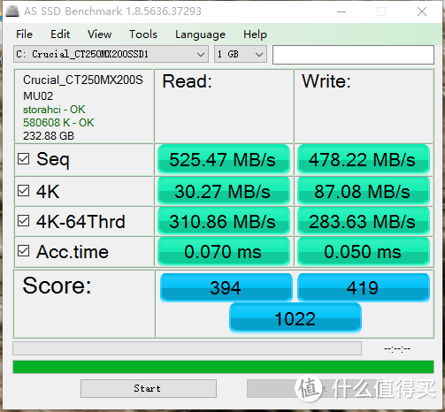 Crucial 英睿达 MX200 250G SATA3 固态硬盘开箱，顺便晒下台式机