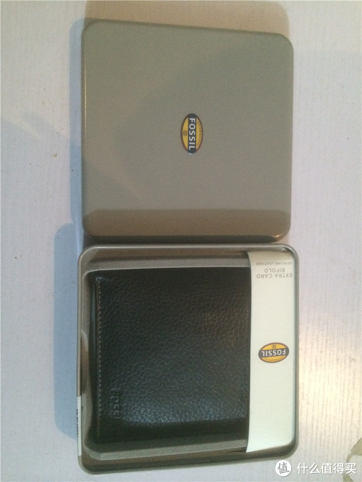 美亚归来 Fossil Marston Large Coin Pocket Bifold 男式钱包 开箱