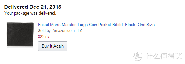 美亚归来 Fossil Marston Large Coin Pocket Bifold 男式钱包 开箱