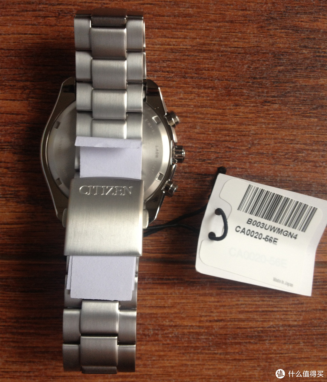 海淘第一块手表——西铁城 CA0020-56E 光动能 三眼计时表