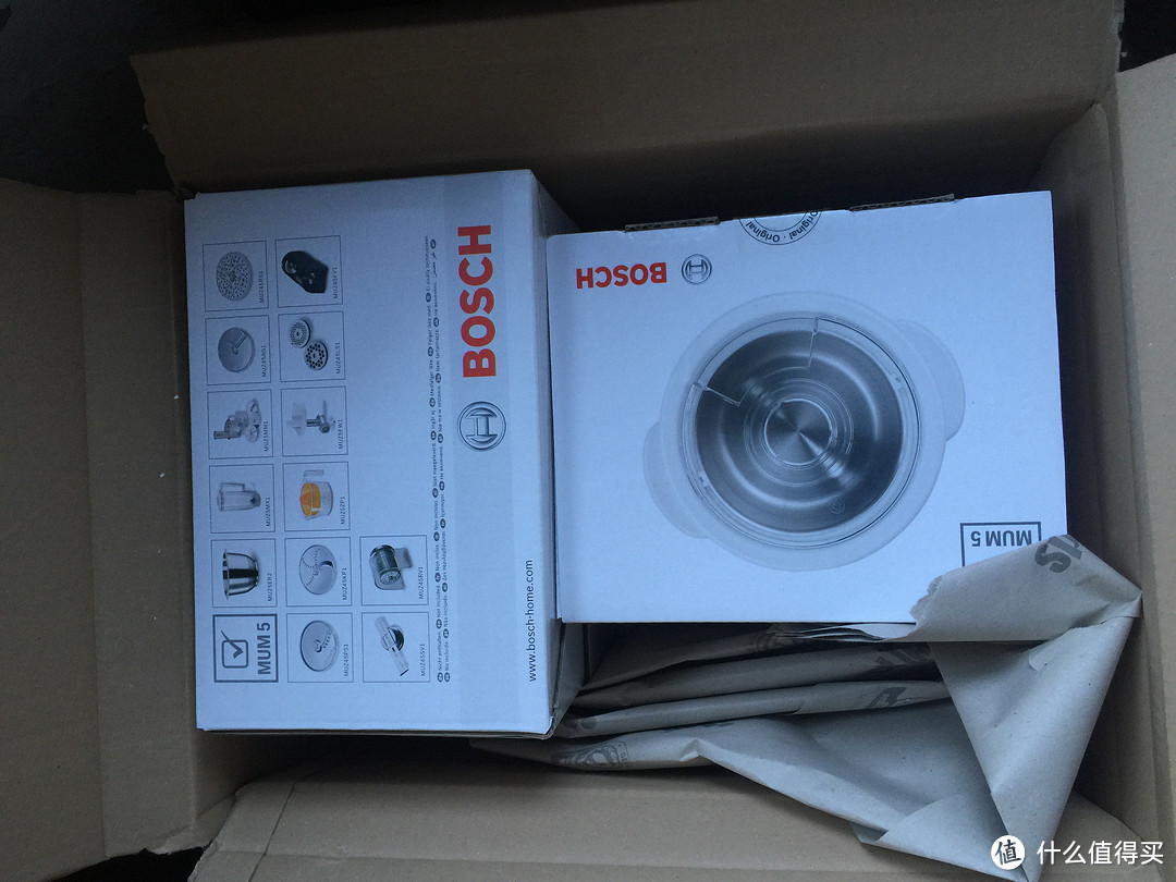 BOSCH 博世 MUM54S60 厨师机及其配件 开箱