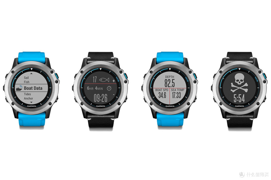 “水性”十足:GARMIN 佳明 推出 Quatix 3水上运动手表
