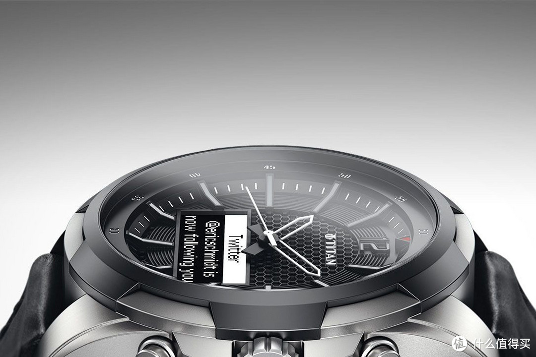 传统腕表外观：HP 惠普 联合印度Tian推出 Juxt 智能手表