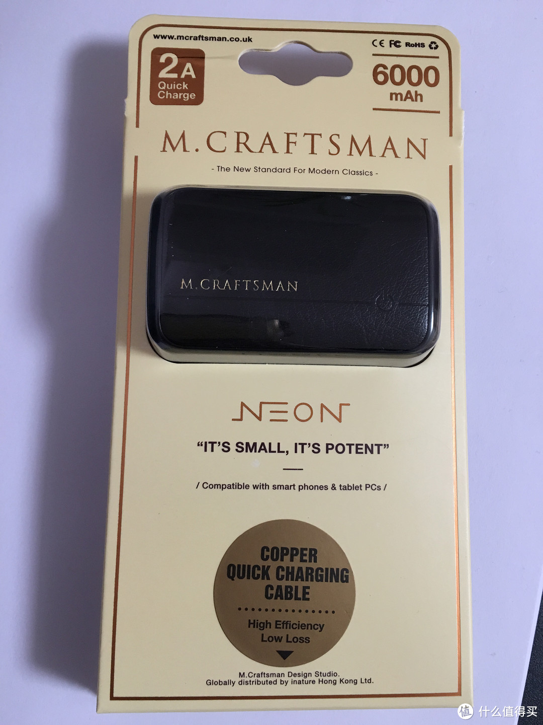 M.Craftsman NEON 移动电源