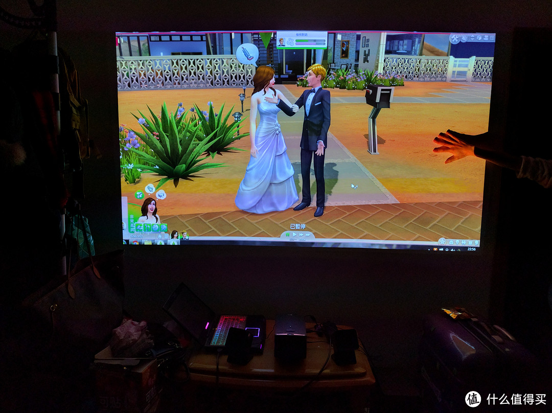 #首晒# LG PF1000U 首款1080P超短焦LED家用投影仪 使用体验