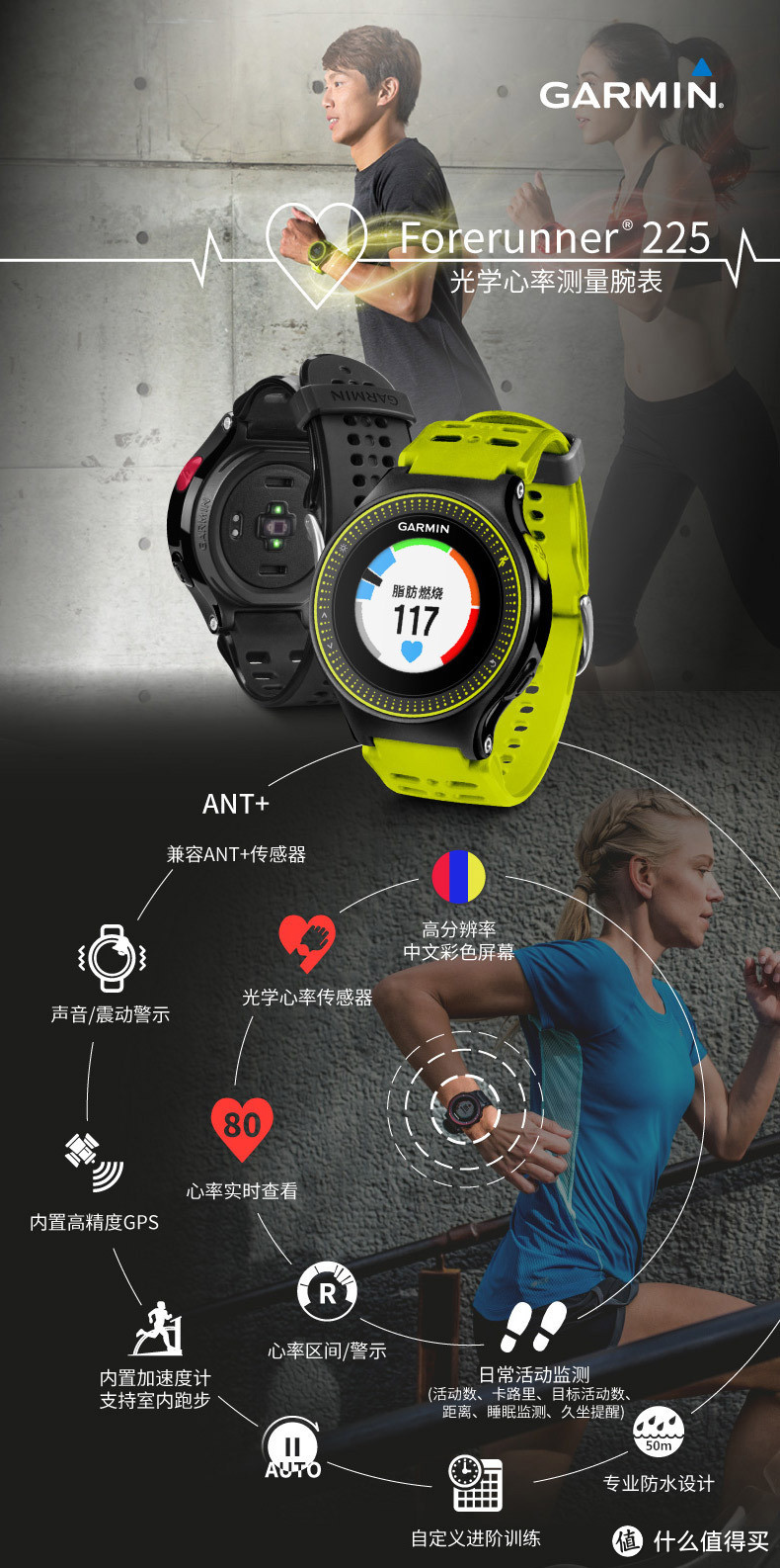 Garmin vivosmart HR运动手环