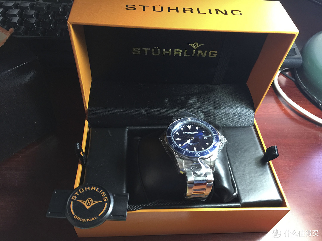 送给小蓝海的新年礼物：Stuhrling Original 664.02 男士石英表