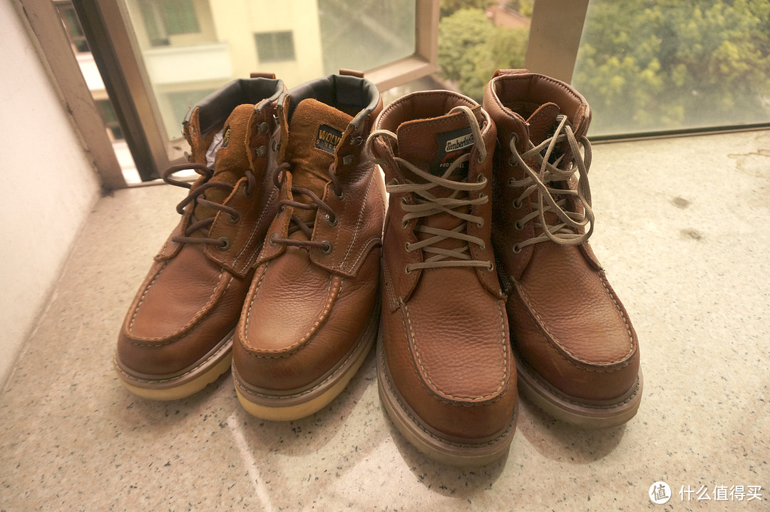 Timberland Pro 53009 & Timberland Barstow & Wolverine W08288 ，说说买过的三双工装靴