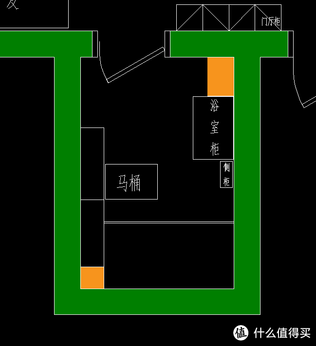 我家马桶不着地