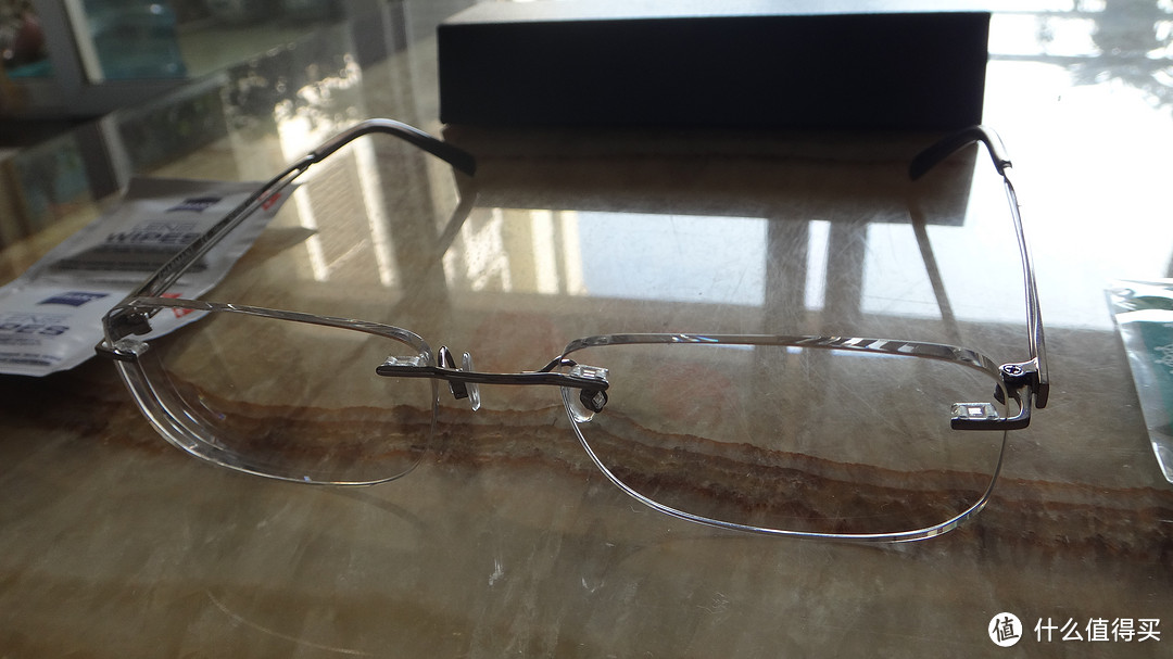 CHARMANT 夏蒙 B钛眼镜框+蔡司钻立方银膜镜片