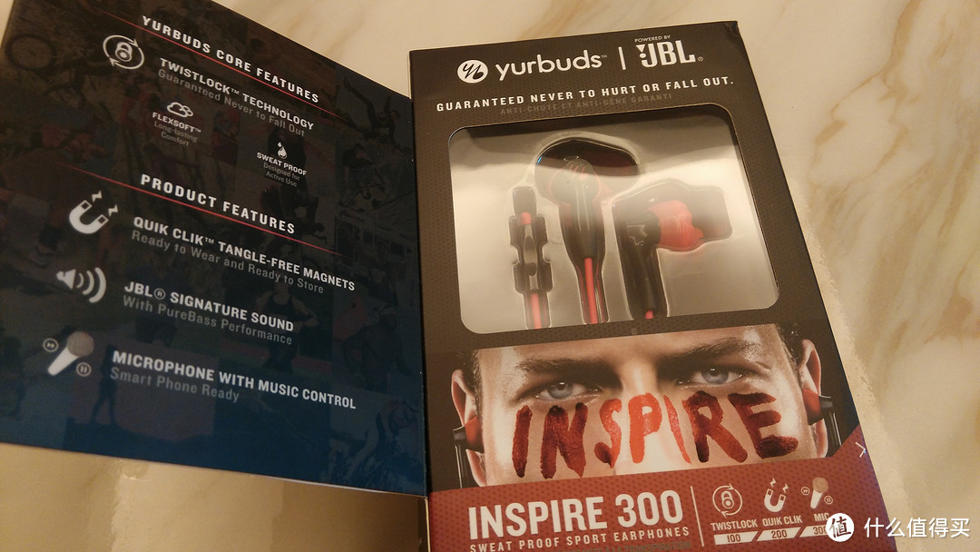 小众玩家的运动之选：Yurbuds Inspire 300 入耳式耳机