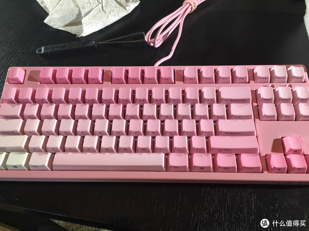 Filco 斐尔可 圣手2代 87键 青轴机械键盘与PBT浸染彩色键帽开箱