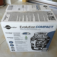 InSinkErator 爱适易 Evolution Compact 3/4 HP 厨房食物垃圾处理器