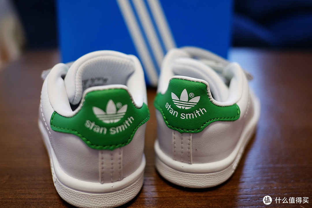 小盆友也爱那抹绿——adidas stan smith童鞋 定制款 晒单